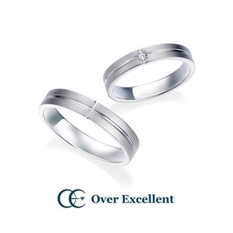 【Over Excellent(オーバーエクセレント)】【Salvia サルビア-尊敬-】シャープで存在感のあるアームに施したクロスライン。マット仕上げのアームに煌めくエッジがモダンな印象。