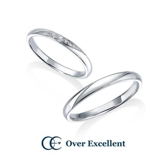【Over Excellent(オーバーエクセレント)】 【Tulip チューリップ -思いやり-】着け心地よい丸甲リング。上質な輝き。