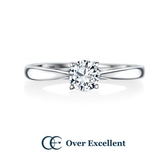 【Over Excellent(オーバーエクセレント)】 【calla lily カラー -乙女のしとやかさ-】シンプルながら洗練された、タイムレスな存在感。美しさを追求したこだわりのデザイン。