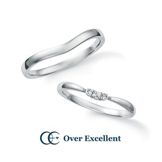 【Over Excellent(オーバーエクセレント)】 【Viola　ビオラ　～私を思って～】　ビオラの花のように誠実な愛と深い絆を象徴するデザイン。