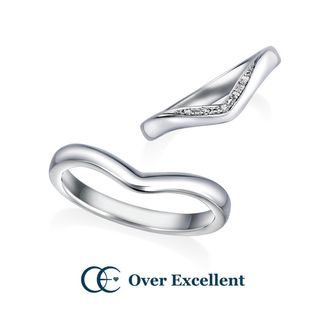 【Over Excellent(オーバーエクセレント)】【Lily ユリ -純潔-】柔らかで丸みのあるVラインが優美で洗練された印象。