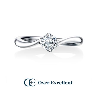 【Over Excellent(オーバーエクセレント)】 【Freesia フリージア　-純潔-】ふたりを包み込む陽だまりのように優しく流れるアームデザイン