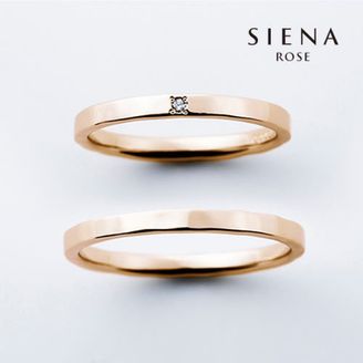 【SIENAROSE(シエナロゼ)】叶える　平打ち（細）-kanaeru hirauchi-
