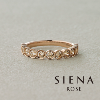 【SIENAROSE(シエナロゼ)】【新作】叶える ベゼル（シャンパンダイヤ）online限定