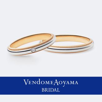 【ヴァンドーム青山(VENDOME AOYAMA)】 ミル グラニュール マリッジリング【AM_R0006-SD/MD/SA/MA】