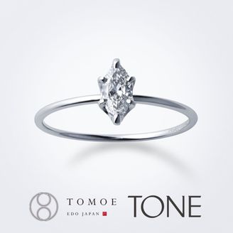 【TOMOE(トモエ)】【TONE】マーキスカットダイヤモンド