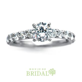 【宝寿堂(ほうじゅどう)】【宝寿堂】ゴージャスなハーフエタニティエンゲージ《HD2219》