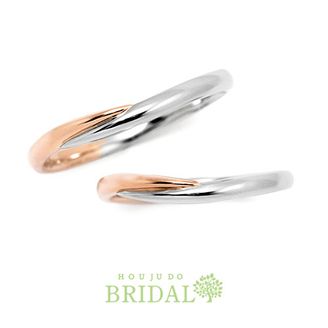 【宝寿堂(ほうじゅどう)】 【宝寿堂】ピンクゴールド＆プラチナでさらっとカジュアルに《TAX4/TAX4》