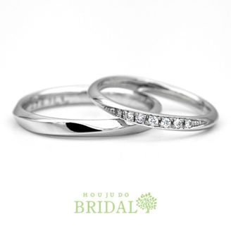 【宝寿堂(ほうじゅどう)】【宝寿堂】細身のツイステッドラインリング《HM2767ll/HD2767l》