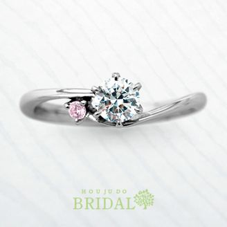 【宝寿堂(ほうじゅどう)】【宝寿堂】傍らに咲いたピンクダイヤメレがフェミニン《HD2355》