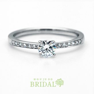 【宝寿堂(ほうじゅどう)】【宝寿堂】ほっそりアームに華やかメレでエレガントに《HD2411》