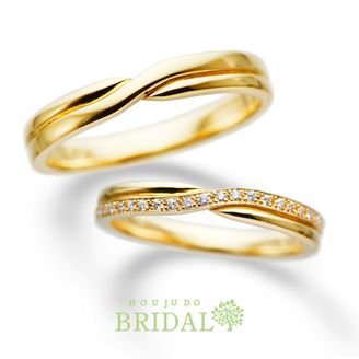 【宝寿堂(ほうじゅどう)】 ☆新作☆【宝寿堂】スタイリッシュでエレガントな結婚指輪（マリッジリング） ｜ HMK2833L / HDK2833S