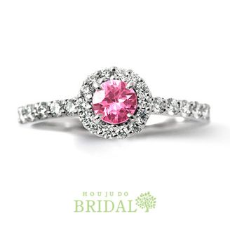 【宝寿堂(ほうじゅどう)】【宝寿堂】かわいい！可憐なピンク色のサファイア《HD02532PS》