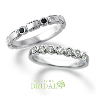 【宝寿堂(ほうじゅどう)】☆新作☆【宝寿堂】クラシックなミル打ちが美しい個性的なデザイン《HD2891/HD2357L-B》