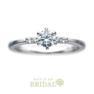 【宝寿堂(ほうじゅどう)】☆新作☆【宝寿堂】両サイドに2つずつ並んだメレがキュート《HD2884》