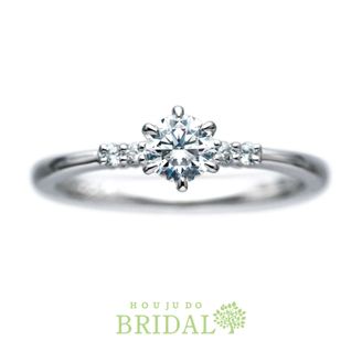 【宝寿堂(ほうじゅどう)】 ☆新作☆【宝寿堂】両サイドに2つずつ並んだメレがキュート《HD2884》