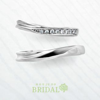 【宝寿堂(ほうじゅどう)】【宝寿堂】細身のリングの中に繊細な華やかさ《HM2280l/HD2280s》