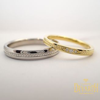 【DIYARTH(ディヤース)】 CAMILA01 Sawable Mill　ひし形のミルグレインがこだわり　