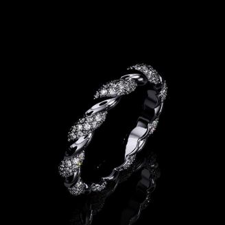 【DIYARTH(ディヤース)】 「SPIRALE」《GRUNBERGER JW》美しいメレダイヤのパヴェツイスト