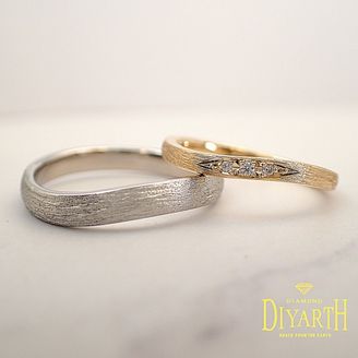 【DIYARTH(ディヤース)】CAMILA02 Horizontal Niagara　メレダイヤとナチュラルさが美しい