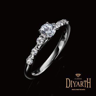 【DIYARTH(ディヤース)】 「GLOIRE」《GRUNBERGER JEWELS》美しいメレダイヤが輝く