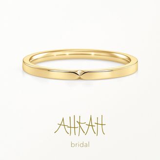 【AHKAH(アーカー)】【NEW】トランスペアレントファセット リング（1.5mm）