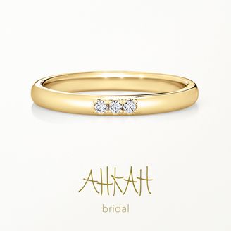 【AHKAH(アーカー)】【NEW】セルマン リング（ダイヤ3P 2mm）