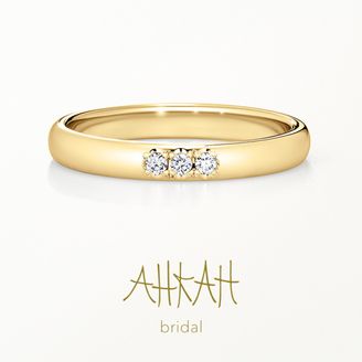 【AHKAH(アーカー)】【NEW】セルマン リング（ダイヤ3P 2.5mm）