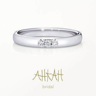 【AHKAH(アーカー)】【NEW】セルマン リング（ダイヤ3P 2.5mm）