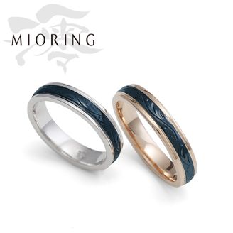 【MIORING(ミオリング)】 MIORING 黎 -れい-  色を変え続ける伝統素材『赤銅（しゃくどう）』をよみがえらせた結婚指輪