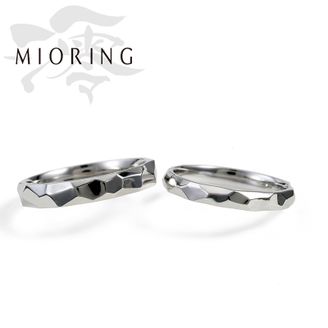 【MIORING(ミオリング)】 MIORING 湧水 -いずみ- 変わり続ける鎚目模様のゆらめき