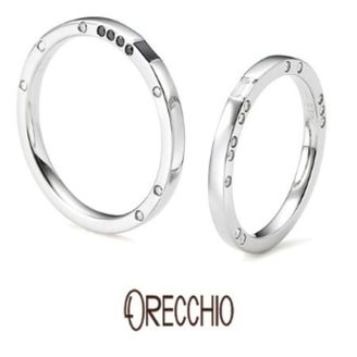 【garden(ガーデン)】＜monaco＞　指輪の側面にダイヤモンドを散りばめたスタイリッシュな結婚指輪