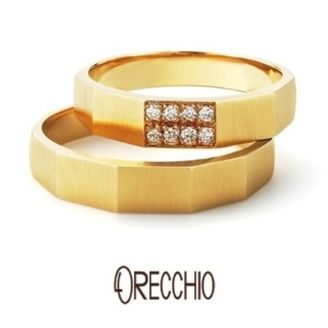 【garden(ガーデン)】＜safari＞結婚指輪　エッジのきいたフォルムが男性にも大人気！