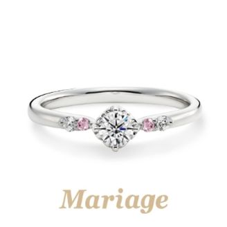 【garden(ガーデン)】ロン・ボヌール【幸せのサークル】0.2ct　ピンクダイヤアレンジ