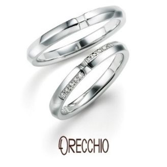 【garden(ガーデン)】＜monaco＞　シンプルなデザインにさりげないアクセントが素敵な結婚指輪