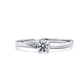 【Gran‐D(グランディー)】【個性】【シンプル】15万円以内！高品質＆低価格《いい夫婦》Engagement Ring No.10 [もも]