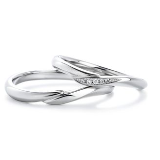 【Gran‐D(グランディー)】【指長】【シンプル】ペアで10万円台！高品質＆低価格《いい夫婦》Marriage Ring No.17 [のぞみ]