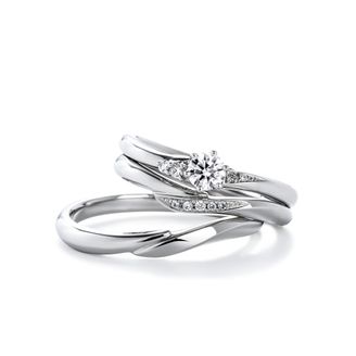 【Gran‐D(グランディー)】【指長】【シンプル】ペアで10万円台！高品質＆低価格《いい夫婦》Set Ring No.17 [のぞみ]