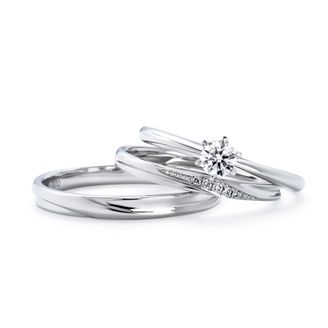 【Gran‐D(グランディー)】【王道】【シンプル】ペアで10万円台！高品質＆低価格《いい夫婦》Set Ring No.4 [はるか]