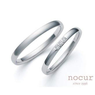 【hirai art gallery(ヒライアートギャラリー)】【定額制ブランド】王道人気の甲丸3石モデル【ノクル CN-646/647】