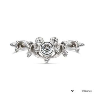 【hirai art gallery(ヒライアートギャラリー)】[Disney] ハッピーティアラ ミッキーマウス/エンゲージリング