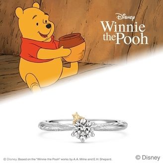 【hirai art gallery(ヒライアートギャラリー)】 [Disney]くまのプーさん / 100エーカーの森をテーマにした婚約指輪