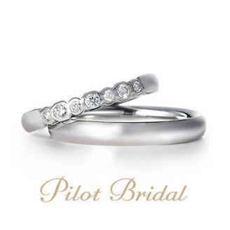 【hirai art gallery(ヒライアートギャラリー)】高純度プラチナ999を使用した華やかなデザイン【パイロットブライダル】