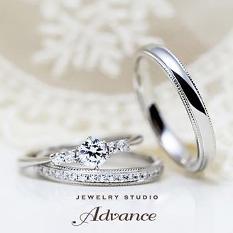 【JEWELRY STUDIO Advance(ジュエリースタジオアドバンス)】【Advance】Lace(レース)『クラシカルな雰囲気のリング』