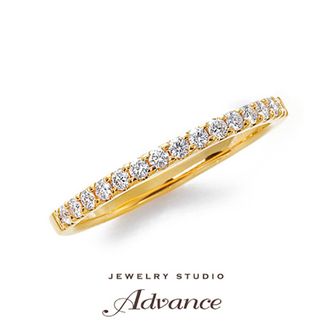 【JEWELRY STUDIO Advance(ジュエリースタジオアドバンス)】【Advance『ハーフエタニティリング』