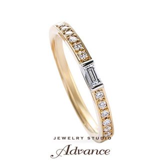 【JEWELRY STUDIO Advance(ジュエリースタジオアドバンス)】【Advance】Clarte（クラルテ）『ハーフエタニティリング』