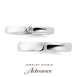【JEWELRY STUDIO Advance(ジュエリースタジオアドバンス)】【Advance】Roselle(ローゼル)『シンプルな輝きで上品なデザイン』