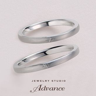 【JEWELRY STUDIO Advance(ジュエリースタジオアドバンス)】 【特別価格】2本15万5000円から叶うセミオーダー鍛造リング『plus one』 ［ハロ］