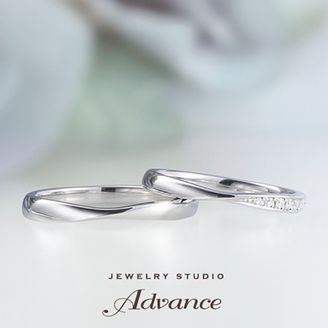 【JEWELRY STUDIO Advance(ジュエリースタジオアドバンス)】 【Advance】Chouette(シュエット)『華奢なデザインで大人花嫁に』