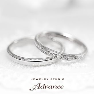 【JEWELRY STUDIO Advance(ジュエリースタジオアドバンス)】【Advance】Lace(レース)『クラシカルな雰囲気のリング』